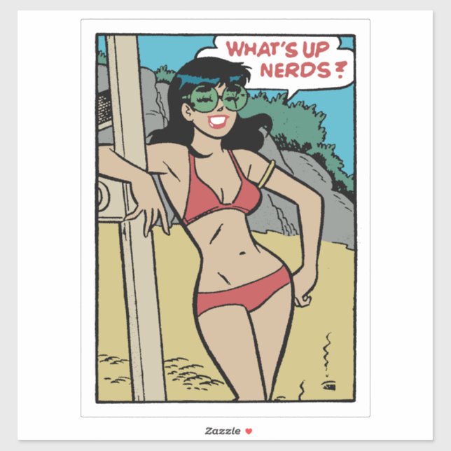 Tanned Beach Bunny Bikini Girl • What's Up Nerds?  (Sheet)