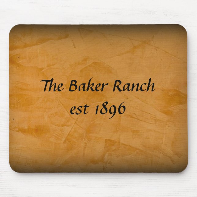 Tanned Leather Mouse Mat (Front)