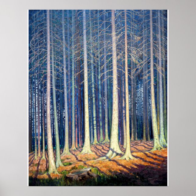 Tannenwald by Albert König Poster (Front)