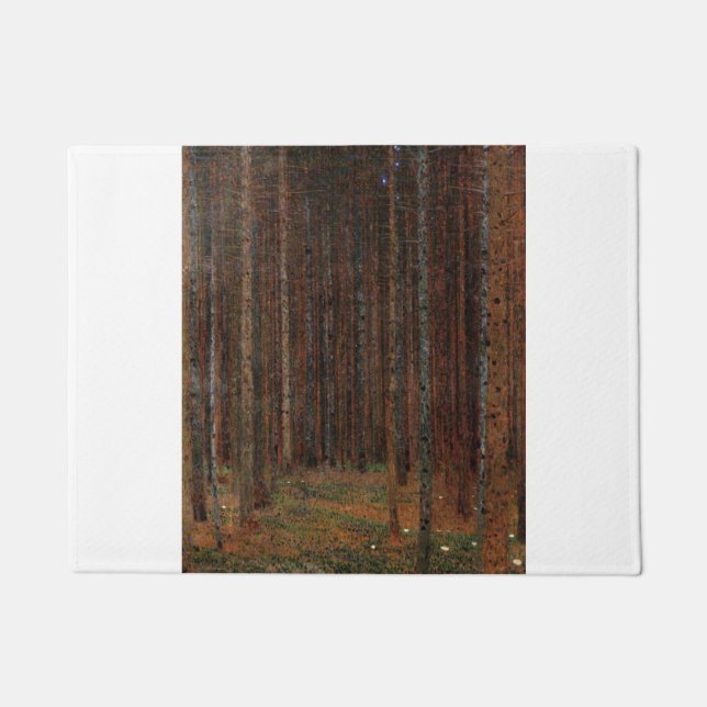 Tannenwald Gustav Klimt Doormat (Front)