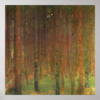 Tannenwald II by Gustav Klimt Poster