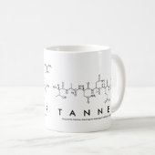 Tanner peptide name mug (Front Right)