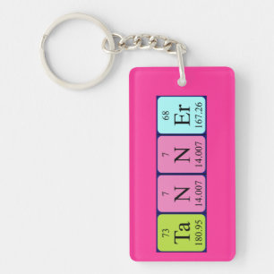 Tanner periodic table name keyring