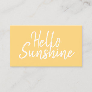 Tanning / beauty salon modern minimalist business  business card