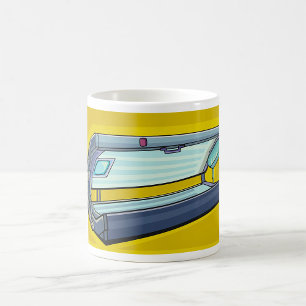 Tanning Bed Retro Spa Coffee Mug
