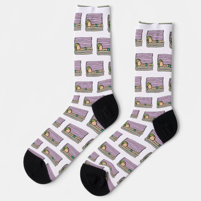 Tanning Bed Socks (Left)