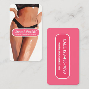 Tanning Business Card