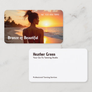 Tanning Business Card
