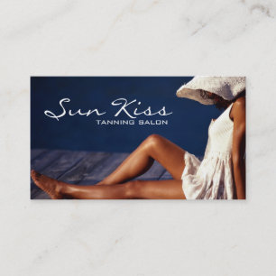 Tanning, Salon, Beauty, Cosmetology Business Card
