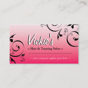 Tanning Salon Business Card