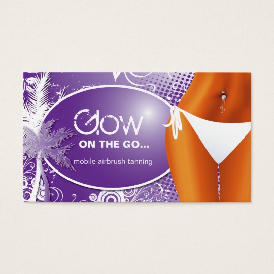 Tanning Salon Business Card