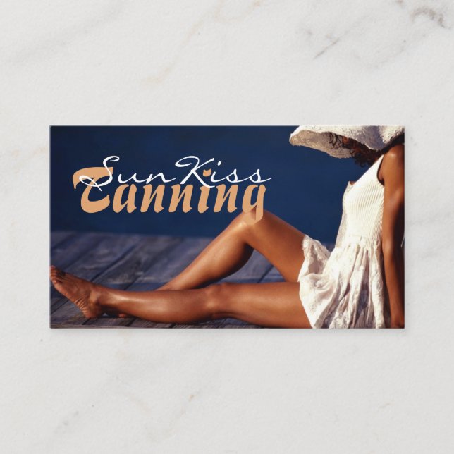 Tanning Salon Business Card (Front)