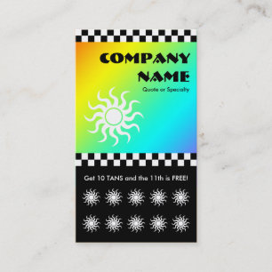 tanning salon checkers loyalty card