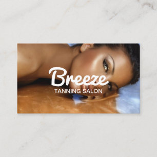 Tanning Salon Spa Business Card