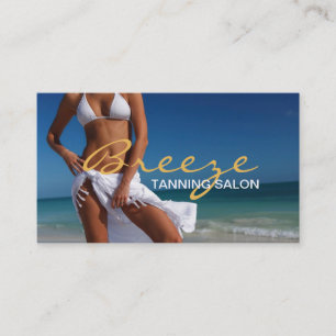 Tanning Salon Spa Business Card