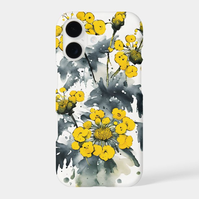 Tansy - Watercolor flowers (Back)