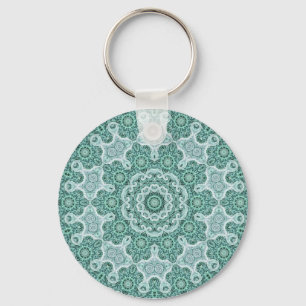 Tantalising in teal keychain
