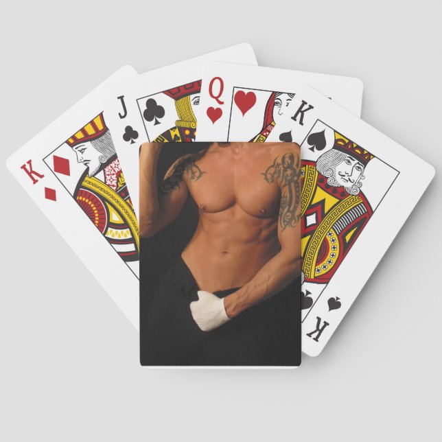 Tantalising Male Bicycle® Playing Cards (Back)