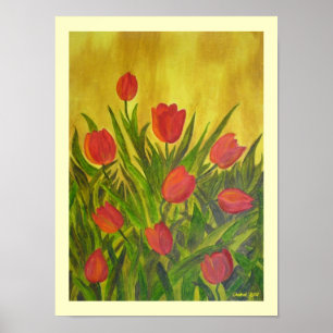 Tantalising Tulips ! Poster