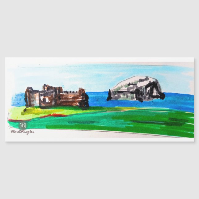 Tantallon Castle and the Bass Rock, Scotland (Front)