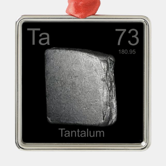 Tantalum Metal Tree Decoration (Front)