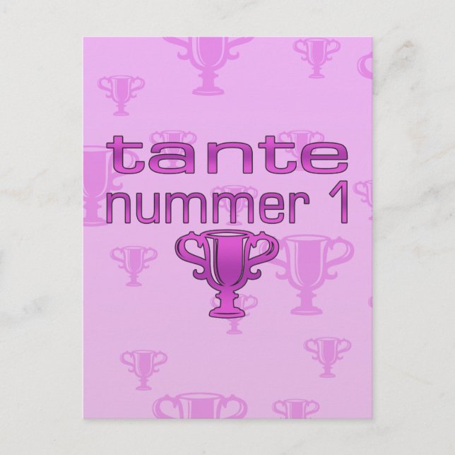 Tante Nummer 1 Postcard (Front)