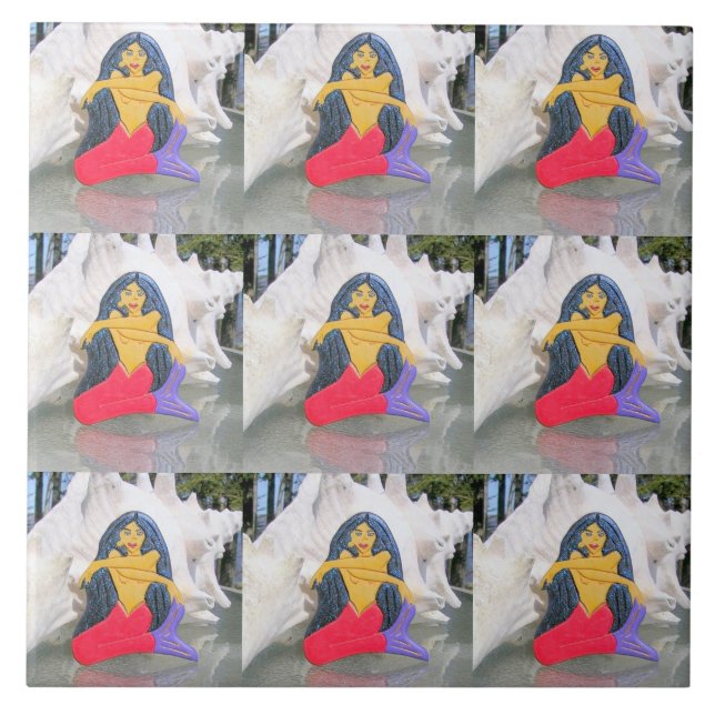 tantric mermaid tile (Front)