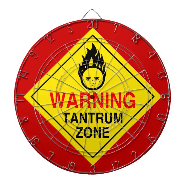Tantrum Zone Dartboard (Front)
