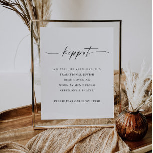TANYA Kippot Sign Jewish Wedding Yarmulke Basket