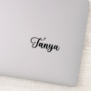 Tanya Name - Handwritten Calligraphy