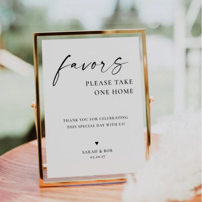 TANYA | Wedding favours sign with your names & dat (Creator Uploaded)