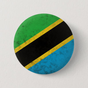 Tanzania 6 Cm Round Badge