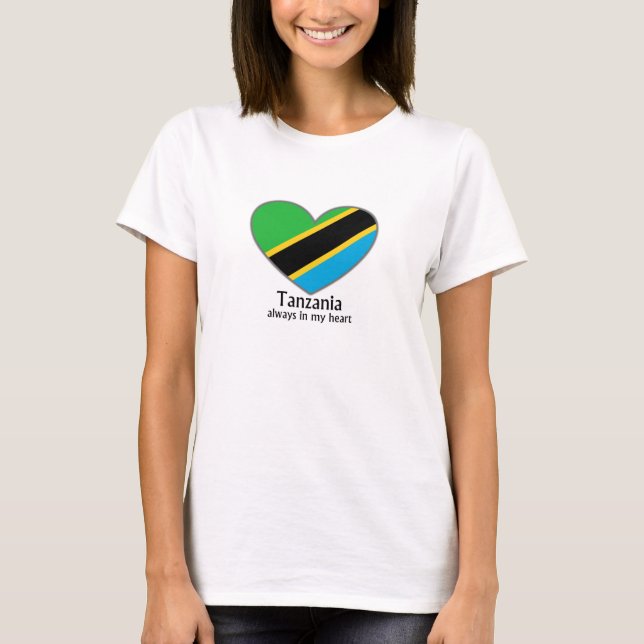 Tanzania always in my heart woman T-Shirt (Front)
