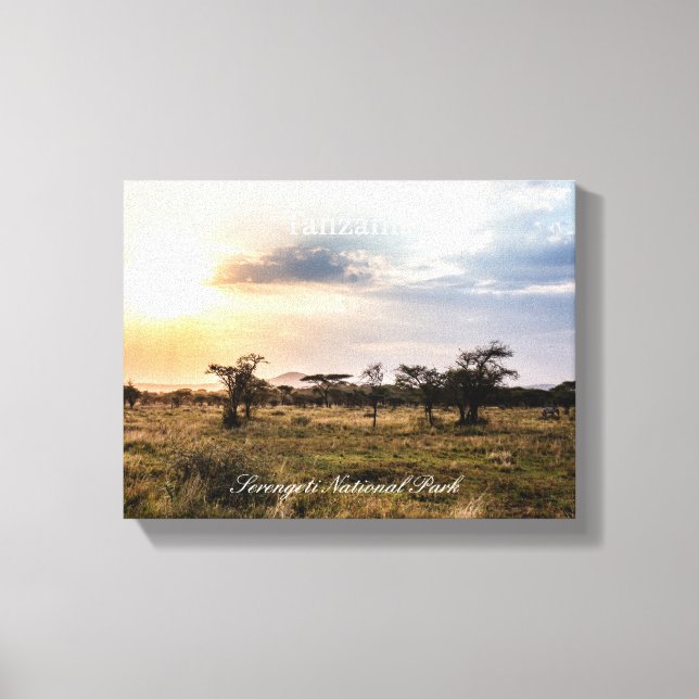 Tanzania Canvas Print (Front)
