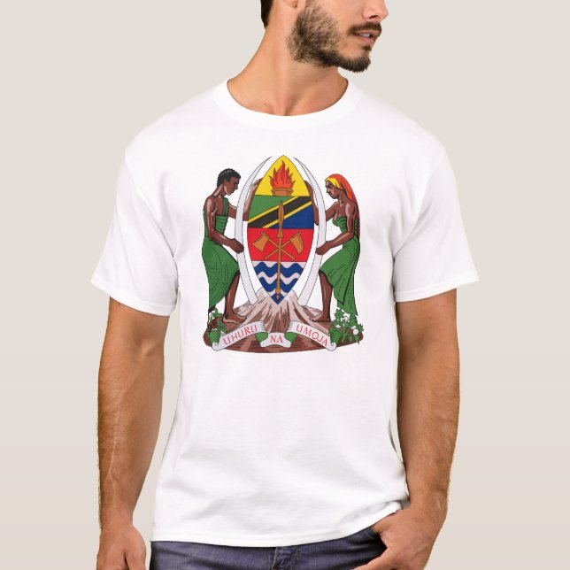 Tanzania Coat of Arms T-shirt (Front)