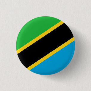 Tanzania Flag 3 Cm Round Badge