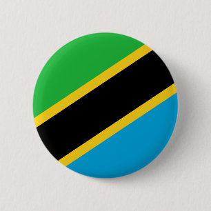 Tanzania Flag Button