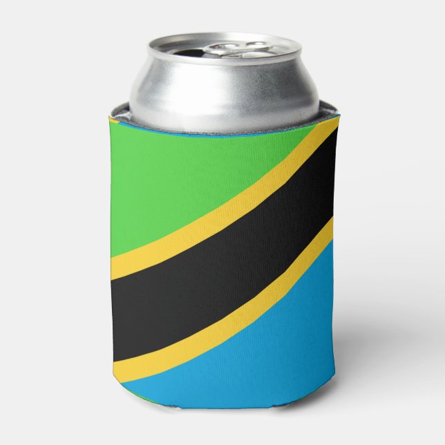 Tanzania Flag Can Cooler (Can Front)