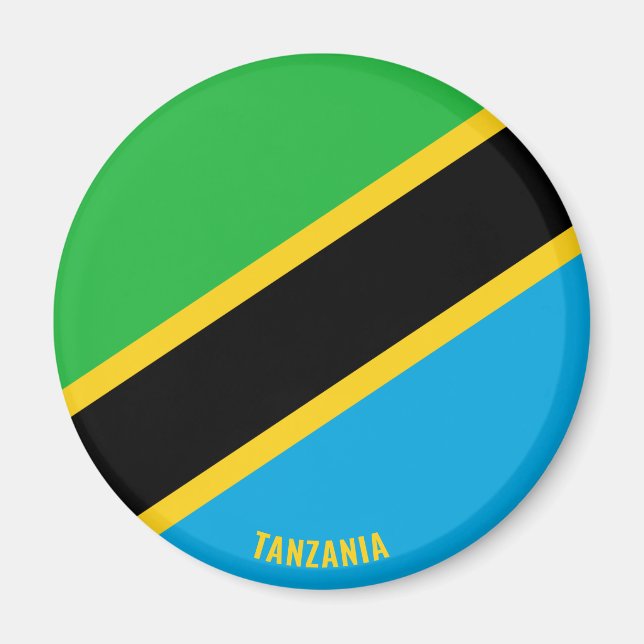 Tanzania Flag Charming Patriotic Magnet (Front)