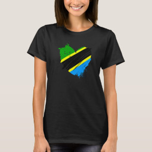 Tanzania Flag I love It is in my DNA Tanzanians T-Shirt