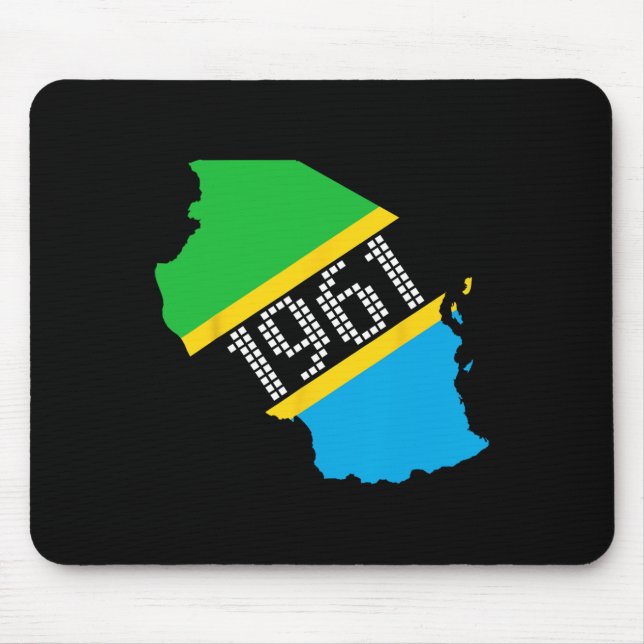 Tanzania Flag Independence Day  Mouse Mat (Front)