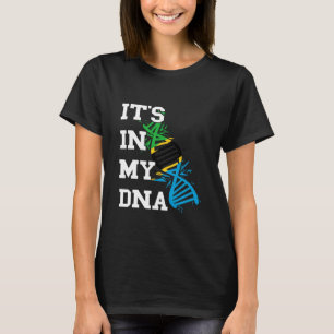 Tanzania Flag It's In My DNA Molecule Tanzanian Pr T-Shirt