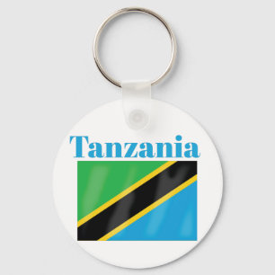 Tanzania Flag Key Ring