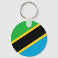 Tanzania Flag Keychain