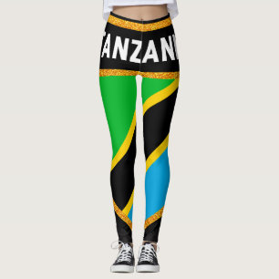 Tanzania Flag Leggings