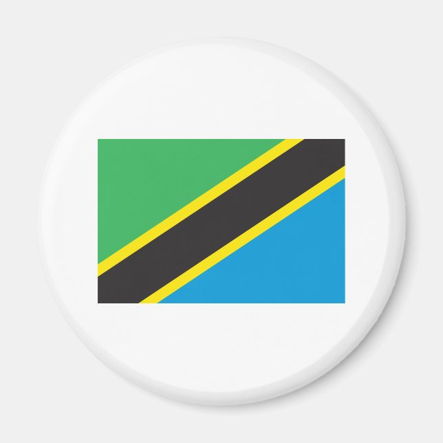 Tanzania Flag Magnet (Front)