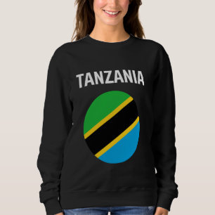 Tanzania Flag Modern Sweatshirt