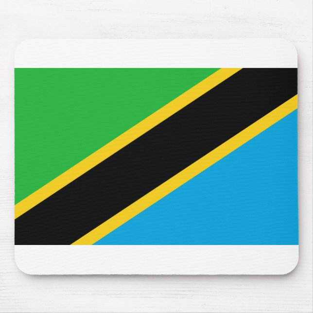Tanzania Flag Mouse Mat (Front)