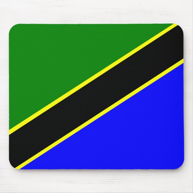 Tanzania Flag Mouse Mat (Front)