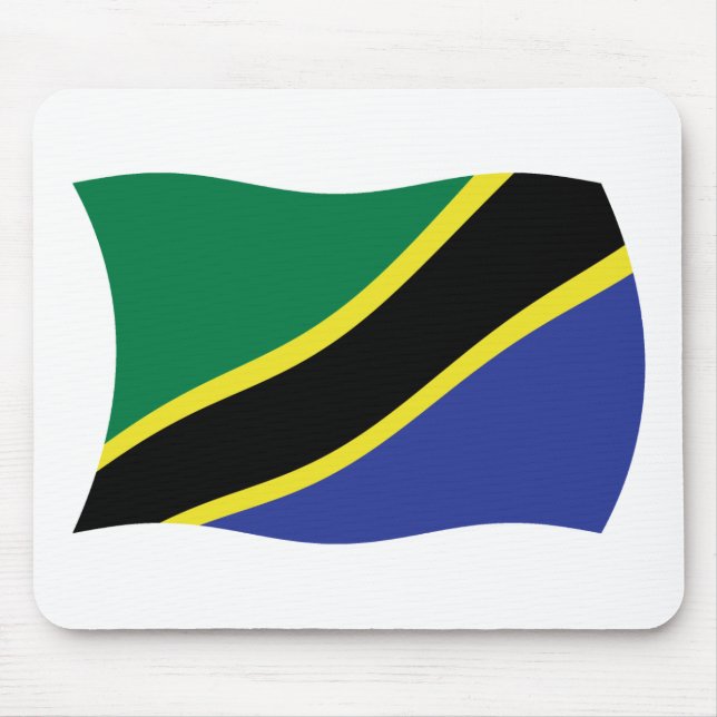Tanzania Flag Mousepad (Front)